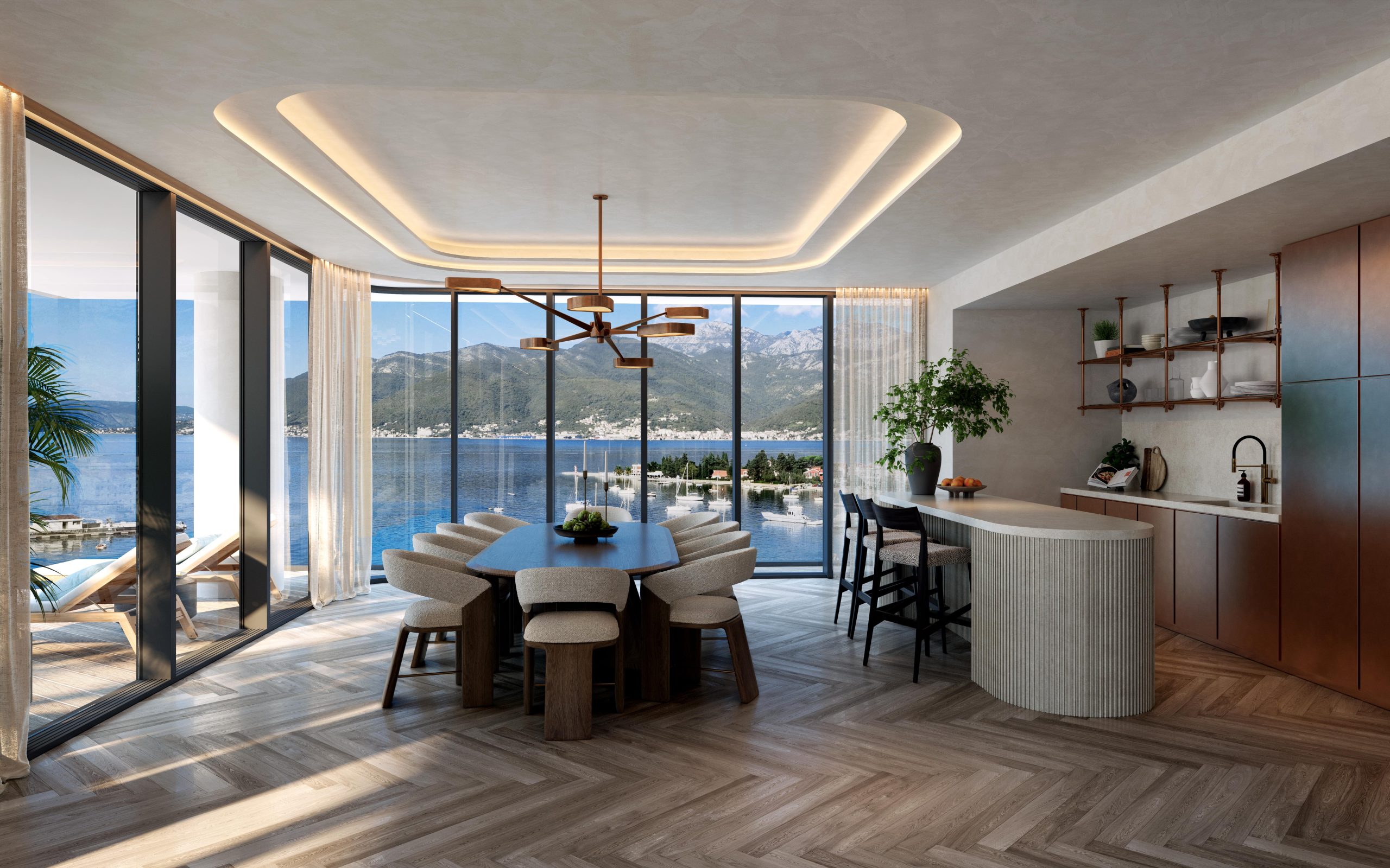 Synchro Aeris Luxury Apartment for Sale in Porto Montenegro Tivat Montenegro Europe