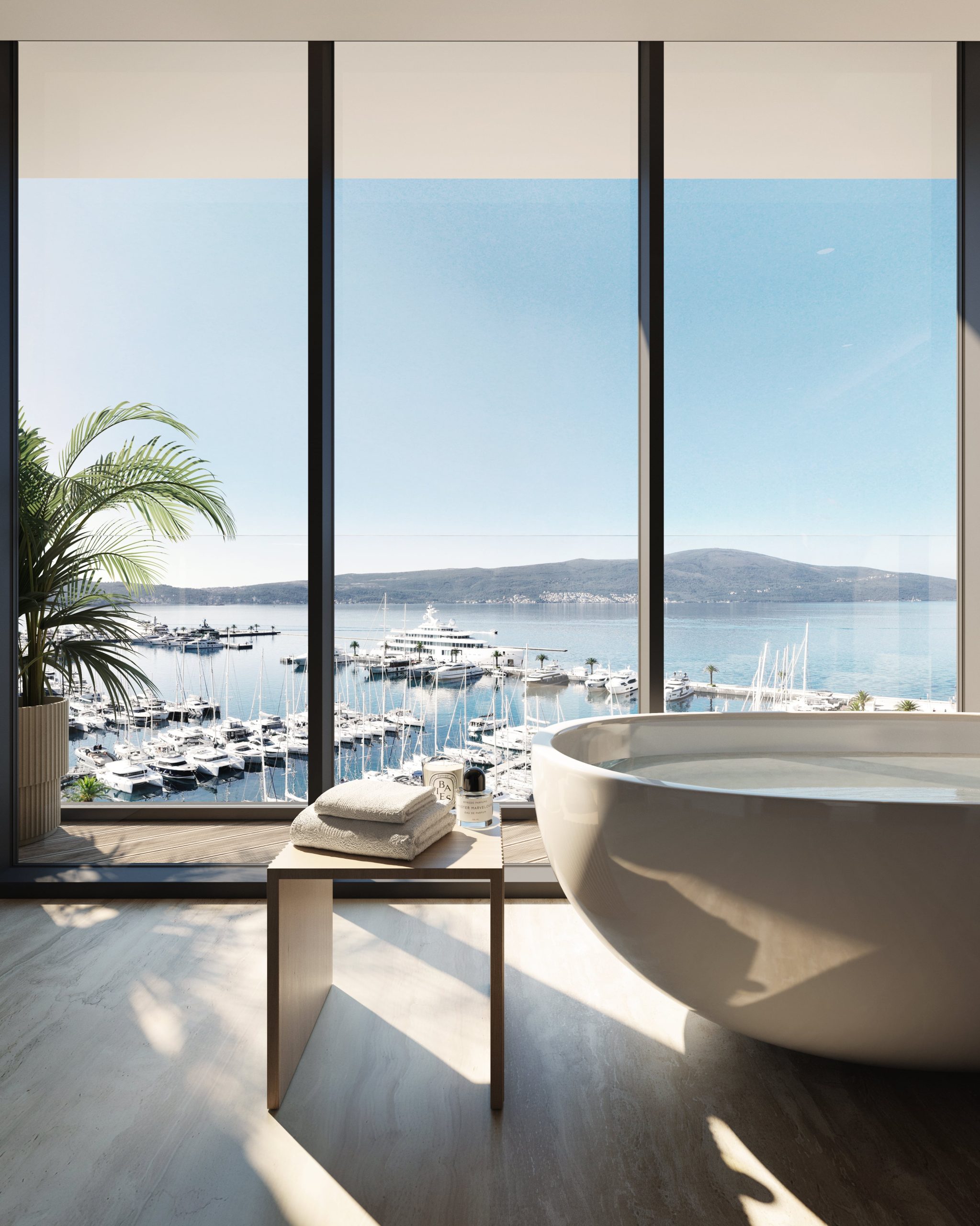 Synchro Yards Platinum Aeris Luxury Apartment Penthouse for Sale in Porto Montenegro Tivat Montenegro Europe