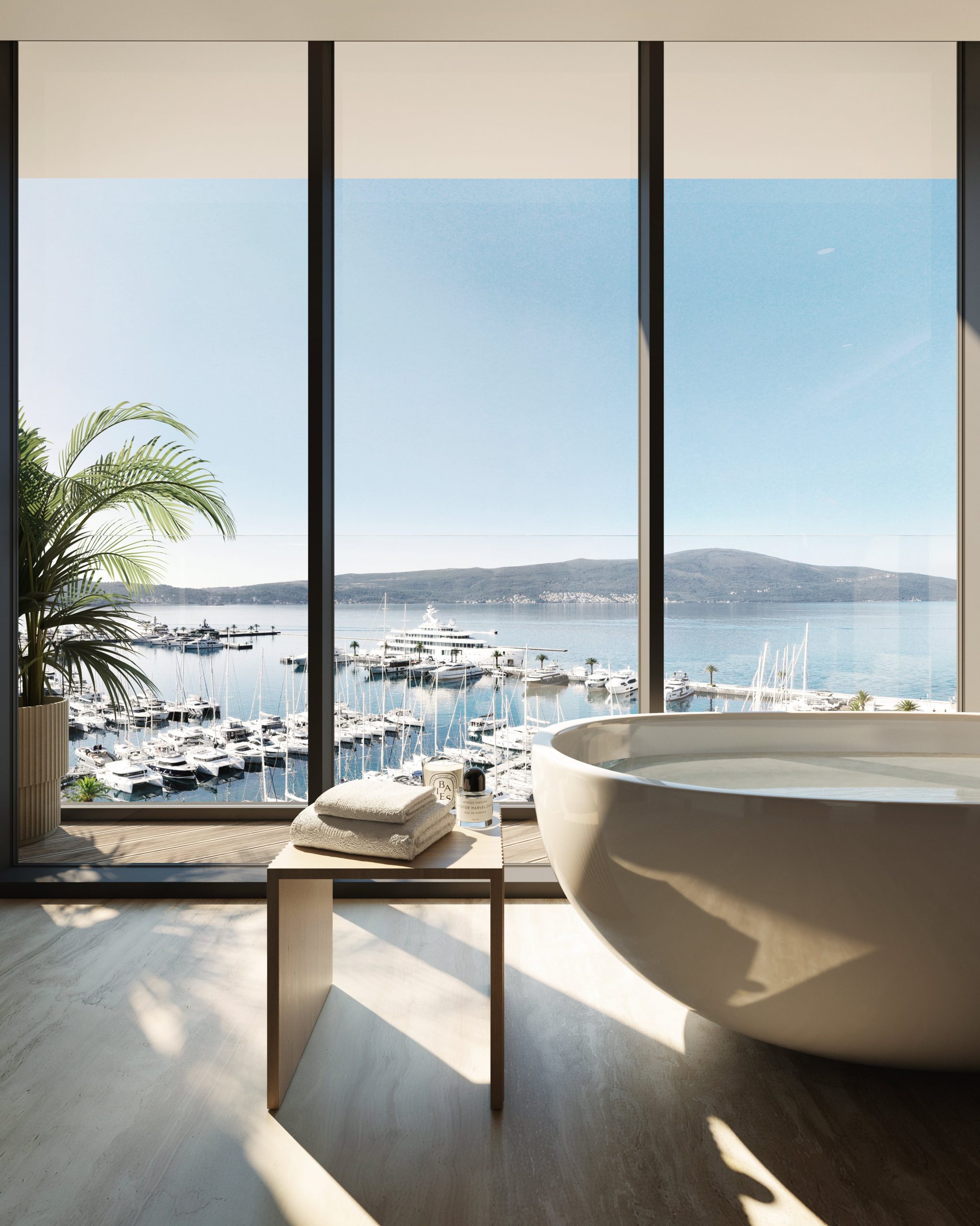 Synchro Aeris Luxury Apartment for Sale in Porto Montenegro Tivat Montenegro Europe
