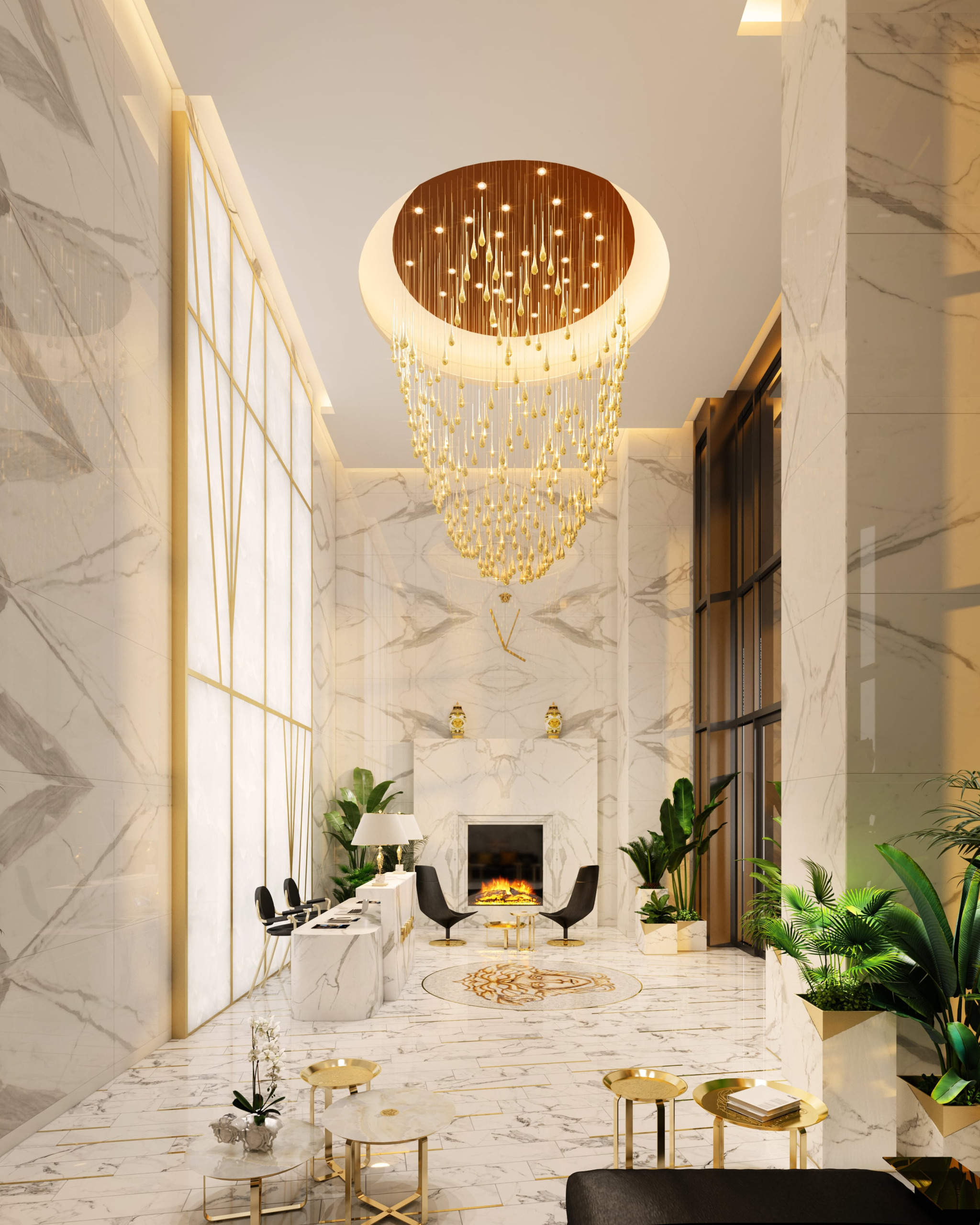 London Nine Elms Damac Lobby 2-min Damac Nine Elms Tower London Apartment for Sale