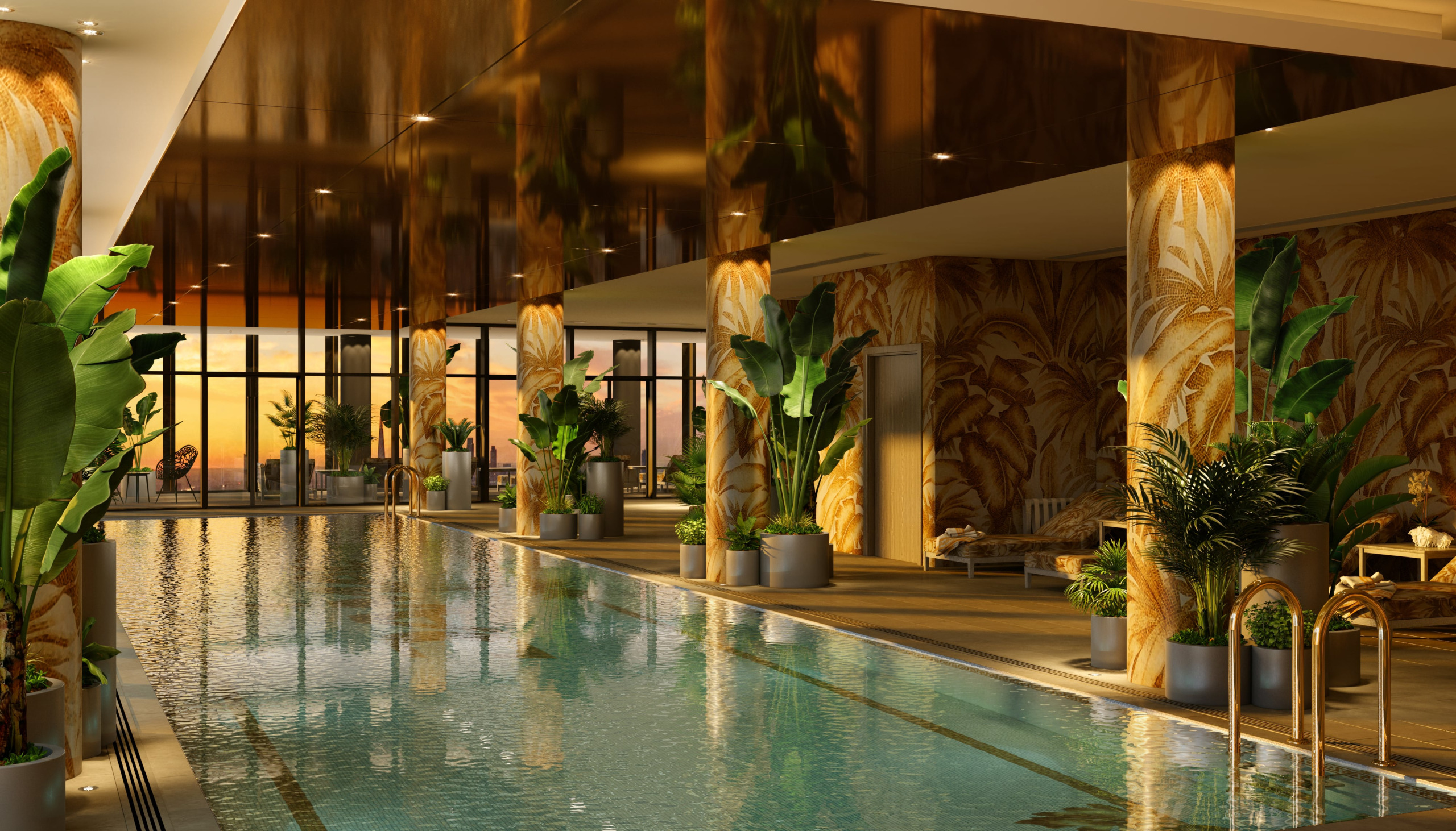 London Nine Elms Damac Swimming Pool-min Damac Nine Elms Tower London Apartment for Sale