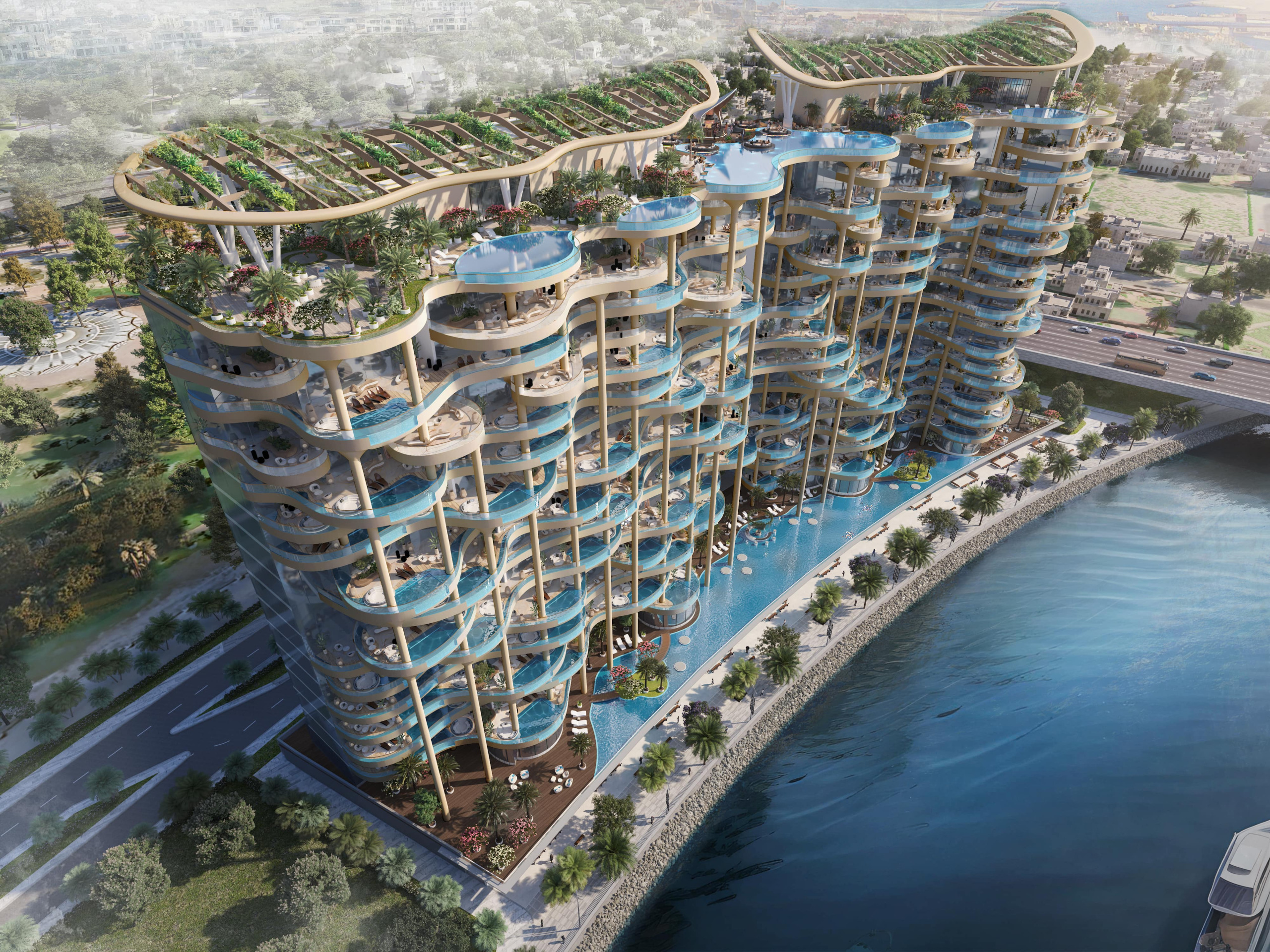 Canal Couture – Aerial View – 2024.02.20-min Apartment – Dubai, UAE