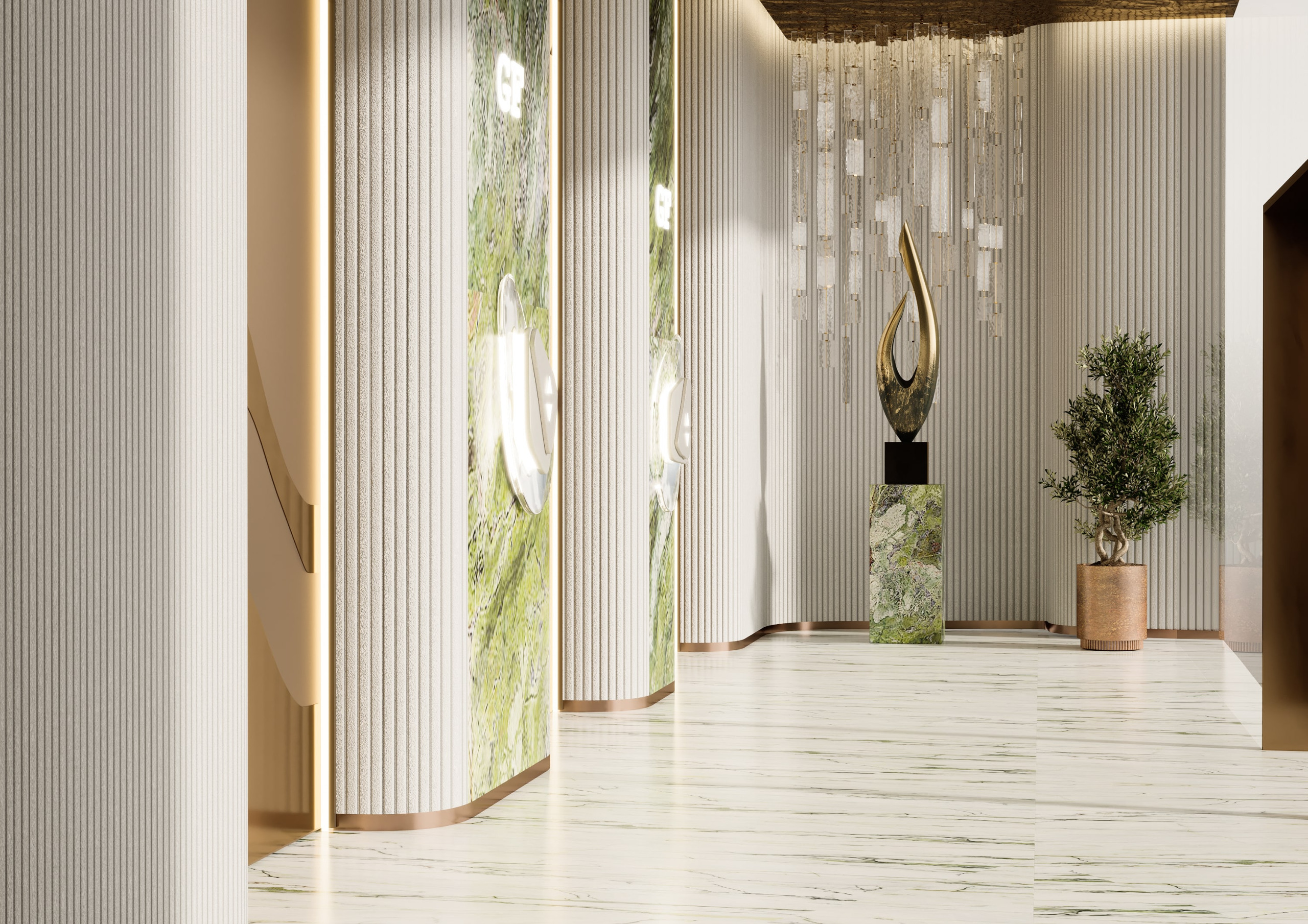 GF LIFT LOBBY-min Apartment – Dubai, UAE