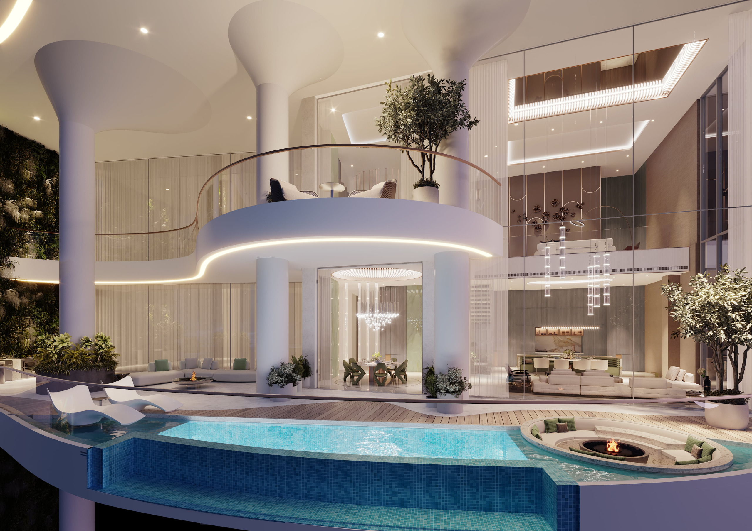 Outdoor area-Couture Cavalli UAE Apartment – Dubai, UAE