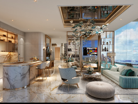 DAMAC Bay by Cavalli Luxury seafront apartments in Dubai