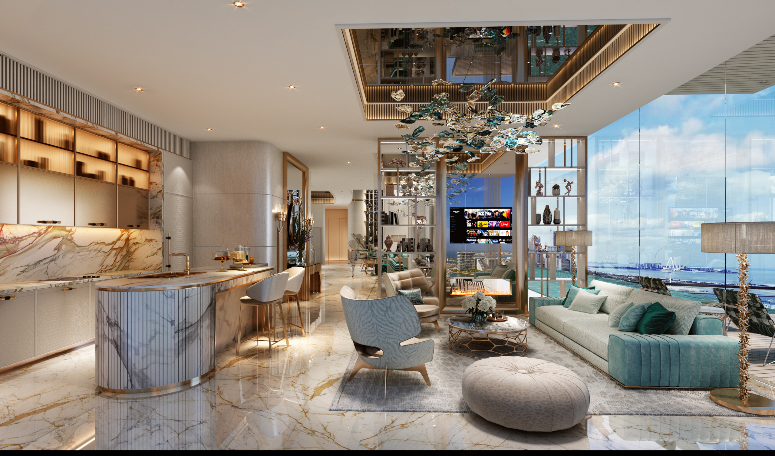DAMAC Bay by Cavalli Luxury seafront apartments in Dubai