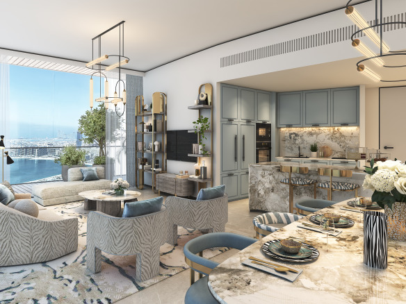 DAMAC Bay by Cavalli Luxury seafront apartments in Dubai
