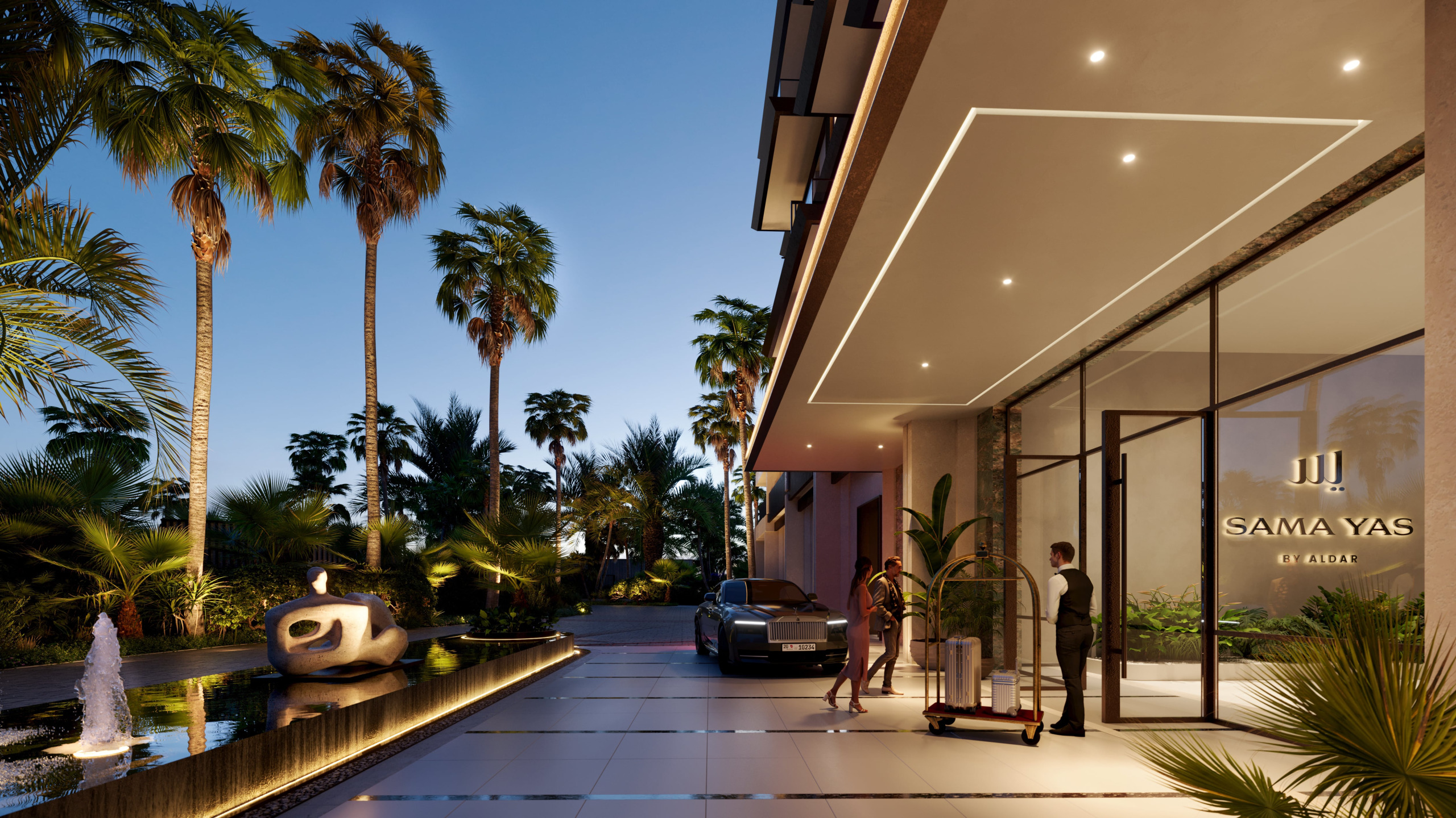 EXT06_Arrival_B5-min Apartment – Yas Island, Abu Dhabi