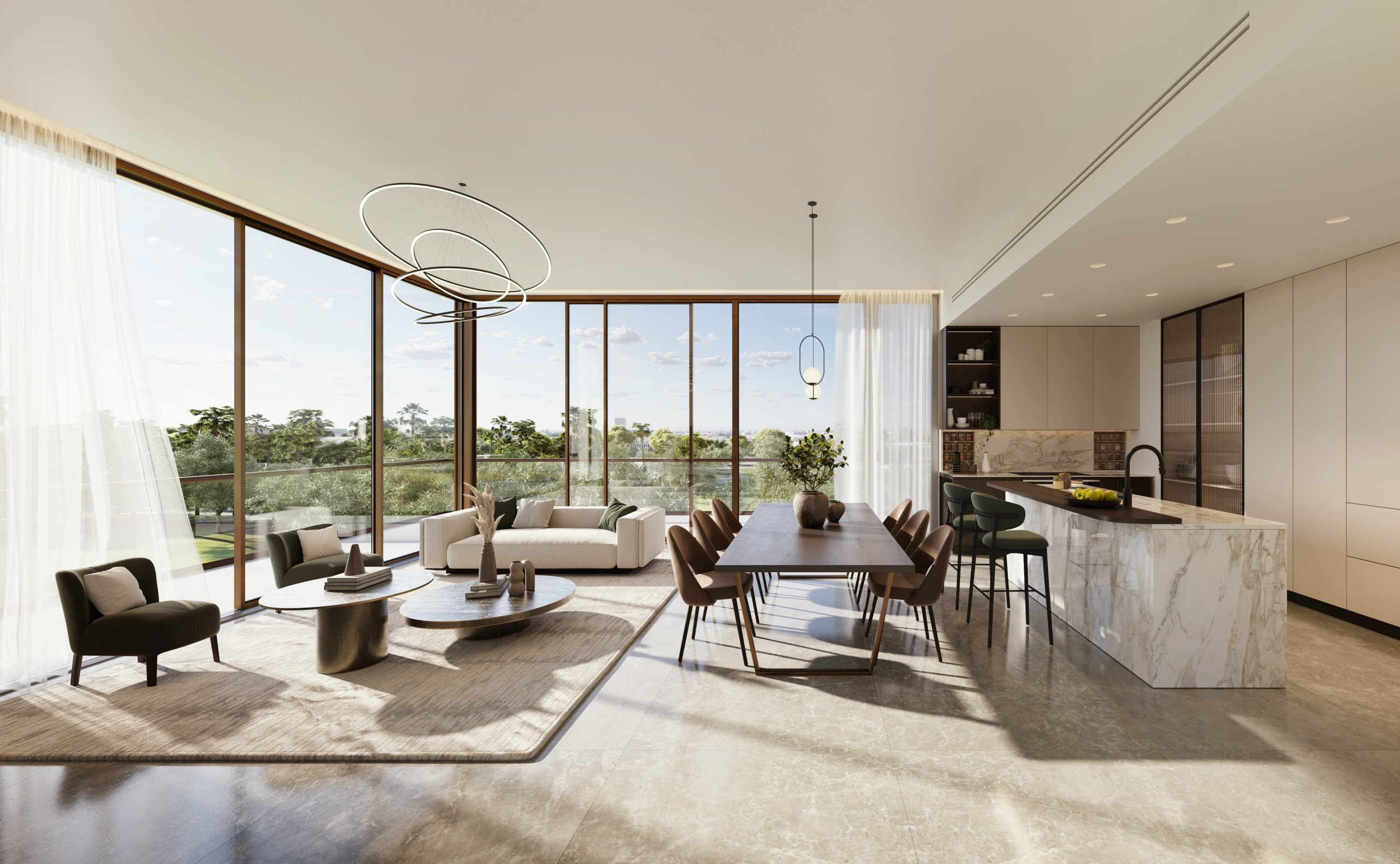 INT03_2BR_MAID_KITCHEN_LIVING_v07-min Apartment – Yas Island, Abu Dhabi