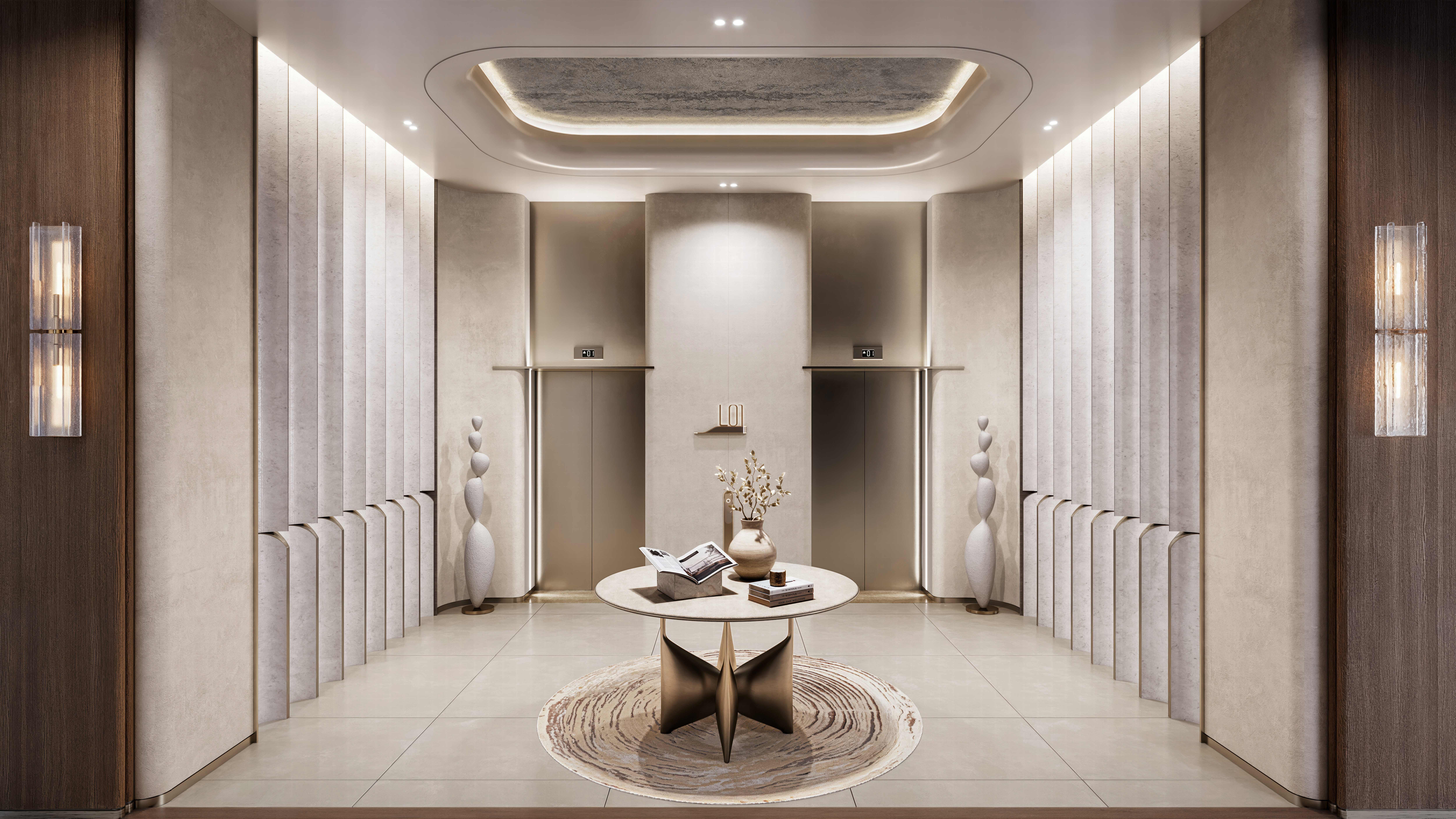 Eltiera Views – lift lobby Apartment – Dubai, UAE