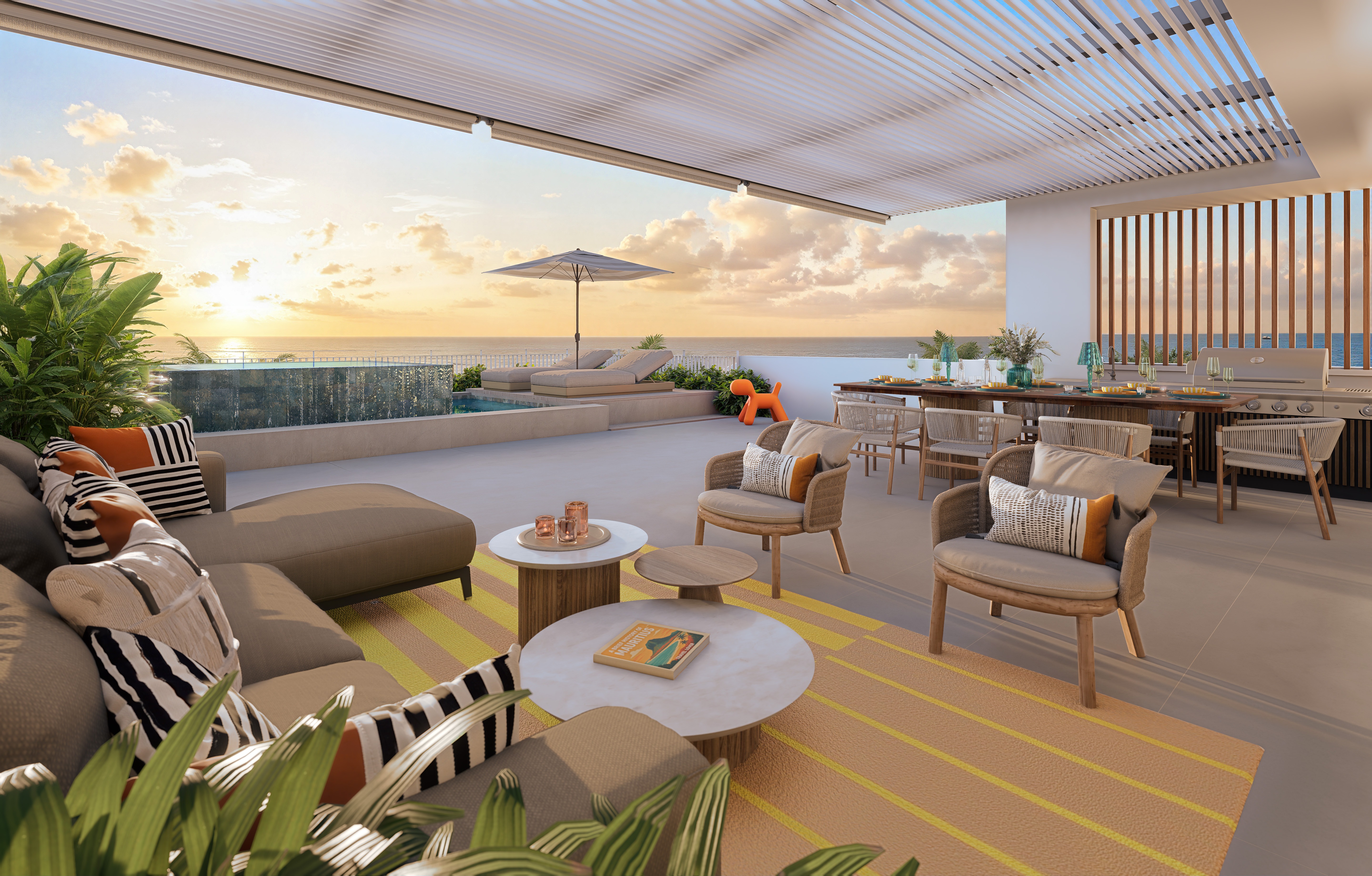 Penthouse_terrace Anaya, Penthouse – Black River, Mauritius